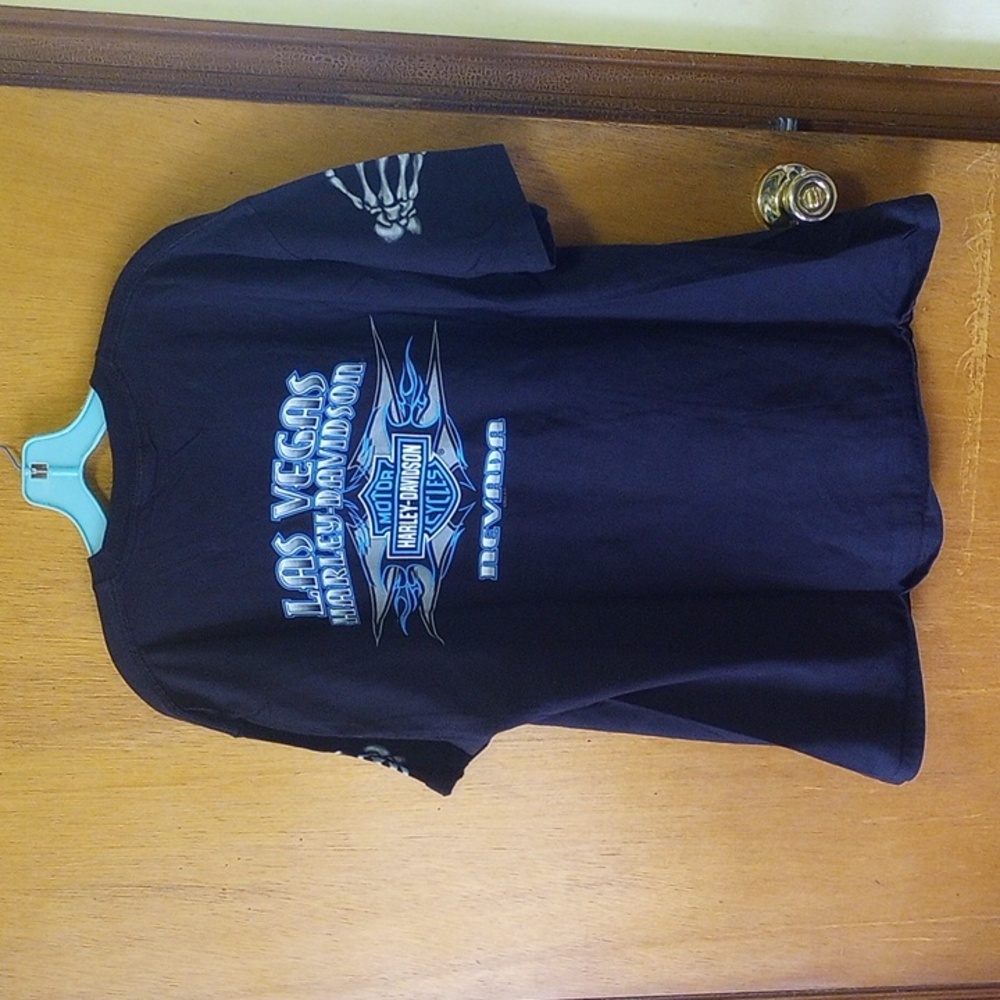 Harley-Davidson XL Vintage Collectible Beefy T Biker Shirt. Las Vegas, Nevada - Picture 4 of 7